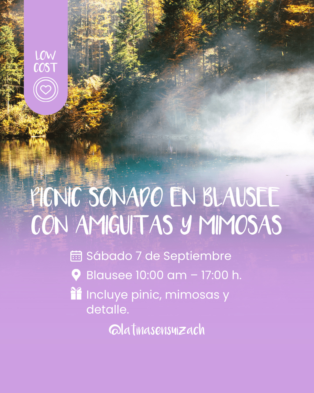 Picnic sonado en Blausee